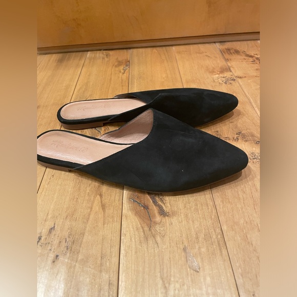 Madewell The Remi Mule - Black Suede EUC - Picture 3 of 5